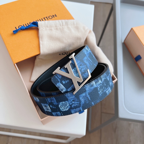 ルイヴィトンベルト角部分ディテール